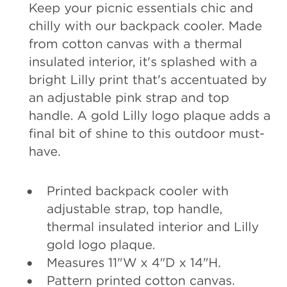Lilly Backpack Cooler! - Picture 8 of 8